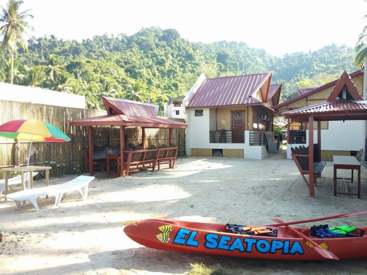 אל נידו El Seatopia Beach Cottages מראה חיצוני תמונה